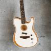 imageFender Acoustasonic Player Telecaster Acoustic Electric Guitar with 2Year Warranty Butterscotch Blonde Rosewood Fingerboard with Gig BagArctic White