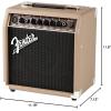 imageFender Acoustic 100 1x8 100W Acoustic Guitar Amplifier Bundle with Instrument Cable Amperstand Guitar Cradle Tuner and 24Pack PicksAcoustasonic 15