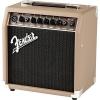 imageFender Acoustic 100 1x8 100W Acoustic Guitar Amplifier Bundle with Instrument Cable Amperstand Guitar Cradle Tuner and 24Pack PicksAcoustasonic 15