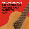 imageFender Acoustic Guitar Kit Starter Pack Classical Guitar Small Beginner Guitar 34 Size with Nylon Strings Easier on Fingers Includes Guitar Bag Guitar Strap and More