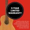 imageFender Acoustic Guitar Kit Starter Pack Classical Guitar Small Beginner Guitar 34 Size with Nylon Strings Easier on Fingers Includes Guitar Bag Guitar Strap and More