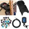 imageFender Blues Junior Guitar Amplifier  Lacquered Tweed Bundle with Instrument Cable Amperstand Guitar Cradle Tuner and Austin Bazaar Exclusive 24Pack PicksBundle w Amperstand Guitar Cradle