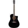 imageFender CD60SCE Dreadnought Cutaway Acoustic Electric Guitar with 2Year Warranty Fishman Pickup and Preamp System NaturalBlack