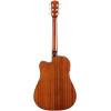 imageFender CD60SCE Dreadnought Cutaway Acoustic Electric Guitar with 2Year Warranty Fishman Pickup and Preamp System NaturalMahogany