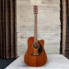 imageFender CD60SCE Dreadnought Cutaway Acoustic Electric Guitar with 2Year Warranty Fishman Pickup and Preamp System NaturalMahogany