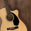 imageFender CD60SCE Dreadnought Cutaway Acoustic Electric Guitar with 2Year Warranty Fishman Pickup and Preamp System NaturalNatural