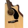 imageFender CD60SCE Dreadnought Cutaway Acoustic Electric Guitar with 2Year Warranty Fishman Pickup and Preamp System NaturalNatural