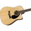 imageFender CD60SCE Dreadnought Cutaway Acoustic Electric Guitar with 2Year Warranty Fishman Pickup and Preamp System NaturalNatural