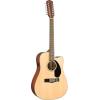 imageFender CD60SCE Dreadnought Cutaway Acoustic Electric Guitar with 2Year Warranty Fishman Pickup and Preamp System NaturalNatural Finish