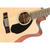 imageFender CD60SCE Dreadnought Cutaway Acoustic Electric Guitar with 2Year Warranty Fishman Pickup and Preamp System NaturalNatural Finish