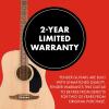 imageFender California Debut Redondo CE Series Acoustic Guitar Beginner Guitar 2Year Warranty Includes BuiltIn Tuner NaturalNatural