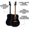 imageFender California Debut Redondo Series Acoustic Guitar Beginner Guitar 2Year Warranty 2Tone SunburstBlack