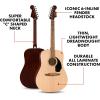 imageFender California Debut Redondo Series Acoustic Guitar Beginner Guitar 2Year Warranty 2Tone SunburstNatural