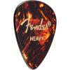 imageFender Classic Celluloid Guitar Picks Shape Medley Guitar Accessories Tortoise Shell Medium 8PackShell
