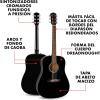 imageFender Classic Design CC60S Beginner Concert Pack with Gig Bag Strap Picks Strings ampamp Fender Play Subscription  Black 970150406Black