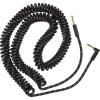 imageFender Deluxe Series Coiled Instrument Cable StraightAngle Tweed 30ftBlack Tweed