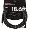 imageFender Deluxe Series Coiled Instrument Cable StraightAngle Tweed 30ftBlack Tweed
