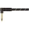 imageFender Deluxe Series Coiled Instrument Cable StraightAngle Tweed 30ftBlack Tweed