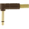 imageFender Deluxe Series Coiled Instrument Cable StraightAngle Tweed 30ftTweed