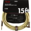 imageFender Deluxe Series Coiled Instrument Cable StraightAngle Tweed 30ftTweed