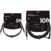 imageFender Deluxe Series Instrument Cable 1 FootAngleAngle TweedBlack Tweed