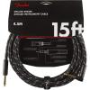 imageFender Deluxe Series Instrument Cable 1 FootAngleAngle TweedTweed