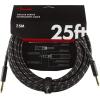 imageFender Deluxe Series Instrument Cable StraightStraight 25 Black Tweed