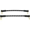 imageFender Deluxe Series Patch Cable AngleAngle Black Tweed 6in 2PackTweed
