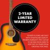 imageFender FA25CE Dreadnought Acoustic Electric Guitar Beginner Guitar with 2Year Warranty Includes Builtin Tuner and OnBoard Volume and Tone Controls Comes with Free Lessons SunburstSunburst