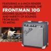 imageFender Frontman 10G Guitar Amp 10 Watts with 2Year Warranty 6 Inch Fender Special Design Speaker 575Dx1025Wx11H InchesBlack
