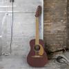 imageFender Malibu Player Acoustic Electric Guitar Natural Walnut FingerboardBurgundy Satin