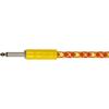 imageFender MonoNeon Instrument Cable StraightAngle OrangeYellow Tweed 10ft