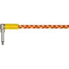 imageFender MonoNeon Instrument Cable StraightAngle OrangeYellow Tweed 10ft