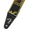 imageFender Neon Monogrammed Guitar Strap 2in PinkYellowBlackYellowBrown