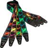 imageFender Neon Monogrammed Guitar Strap 2in PinkYellowBlueOrange