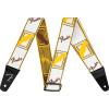 imageFender Neon Monogrammed Guitar Strap 2in PinkYellowWhiteBrownYellow