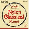 imageFender Nylon Acoustic Strings 100 ClearSilver Tie End 028043Tie End
