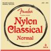 imageFender Nylon Acoustic Strings 100 ClearSilver Tie End 028043Tie End