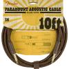 imageFender Paramount Acoustic Instrument Cable StraightStraight Brown 186ft10 feet