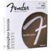 imageFender Phosphor Bronze Acoustic Guitar Strings Ball End 60CL 011052Light 1152 Pack of 2