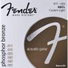 imageFender Phosphor Bronze Acoustic Guitar Strings Ball End 60CL 011052Light 1152 Pack of 2