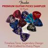 imageFender Premium 24 Pack Picks Sampler  Includes Thin Medium ampamp Heavy Gauges Austin Bazaar Exclusive12 Pack