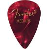imageFender Premium Celluloid Guitar Picks 351 Shape Green Moto Heavy 144PackRed Moto