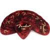 imageFender Premium Celluloid Guitar Picks 351 Shape Green Moto Heavy 144PackRed Moto
