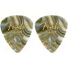 imageFender Premium Celluloid Guitar Picks 351 Shape Guitar Accessories Green Moto Medium 12PackAbalone