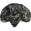 imageFender Premium Celluloid Guitar Picks 351 Shape Guitar Accessories Green Moto Medium 12PackBlack Moto