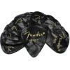 imageFender Premium Celluloid Guitar Picks 351 Shape Guitar Accessories Green Moto Medium 12PackBlack Moto