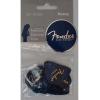 imageFender Premium Celluloid Guitar Picks 351 Shape Guitar Accessories Green Moto Medium 12PackBlue Moto