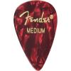 imageFender Premium Celluloid Guitar Picks 351 Shape Guitar Accessories Green Moto Medium 12PackRed Moto