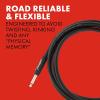 imageFender Professional Series Glow in the Dark Instrument Cable with Limited Lifetime Warranty StraightStraight Green 186ftBlack